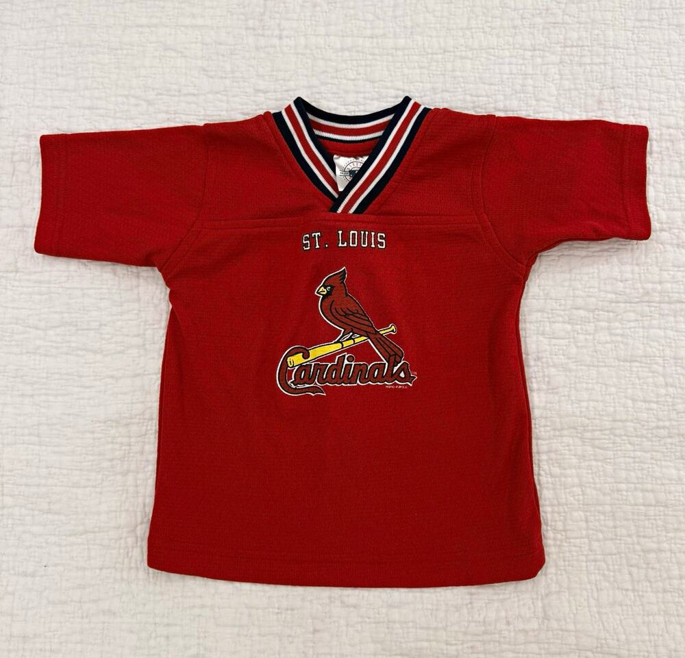 MLB St. Louis Cardinals Red Toddler Jersey Shirt Top Size 24M MLB Baseball